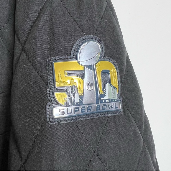 NFL Super Bowl 50 Golden Anniversary Quilted Winter Coat - Picture 7 of 14